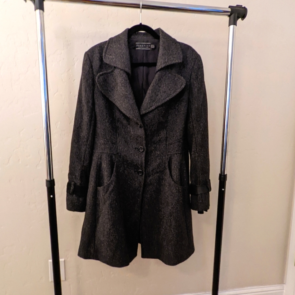 Peruvian Connection Herringbone Tweed Wool Alpaca… - image 1